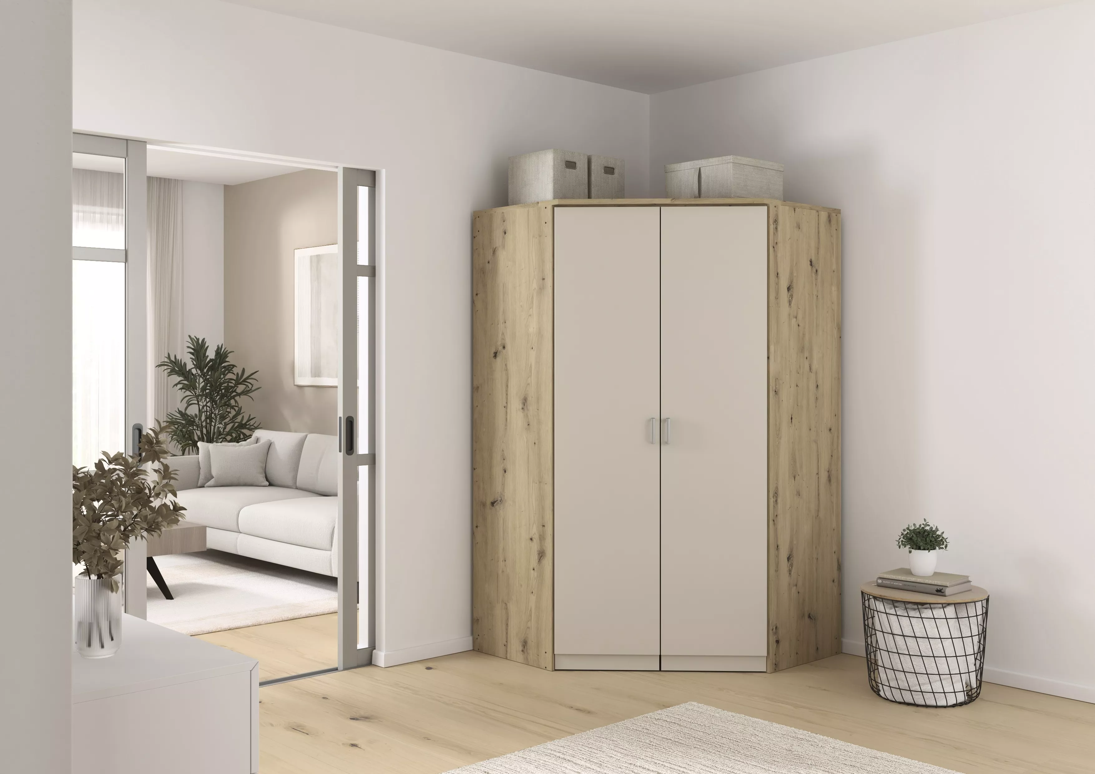 Armoire d'angle BREMEN-EXTRA